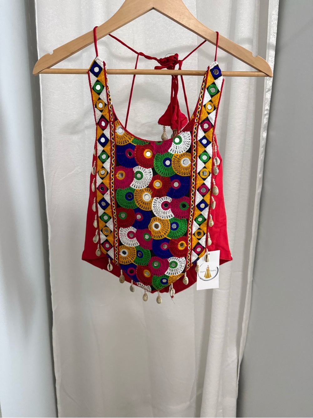 Embroidered Multicolor Blouse - Picture 4 of 6